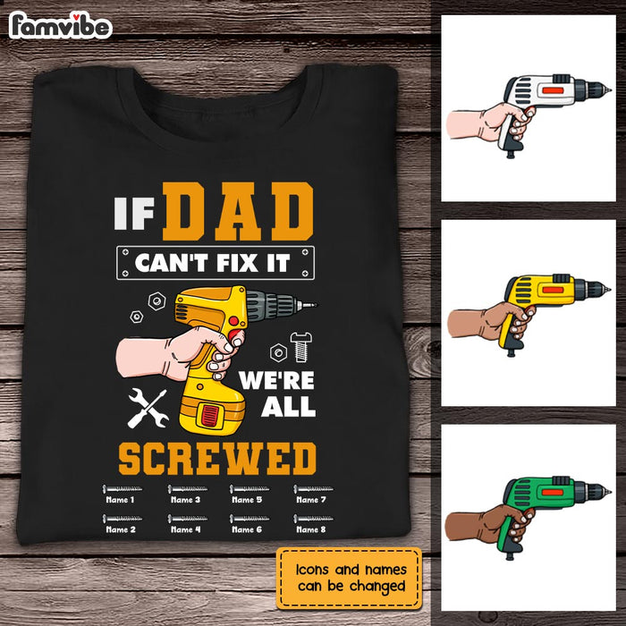 Personalized Dad Tool T Shirt AP251 28O28 1