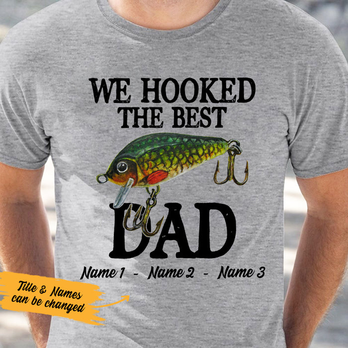 Personalized Fishing Dad Grandpa T Shirt MY142 95O36 1