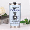 Pitbull Dog Steel Tumbler MR1004 81O49 1
