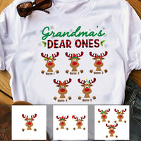 Personalized Grandma Dear Ones Christmas T Shirt OB131 85O53 thumb 1