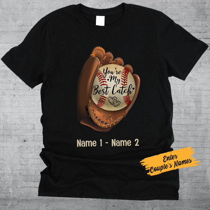 Personalized Baseball Couple T Shirt JN102 81O58 1