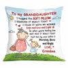 Personalized Granddaughter Hug This Pillow JR131 85O34 1