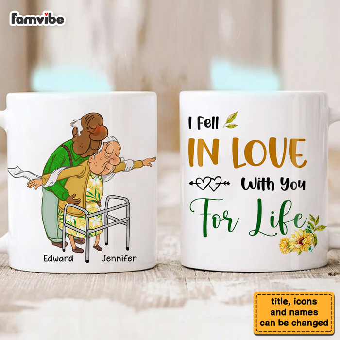 Personalized Couple Gift I Fell In Love With You For Life Mug 31179 1