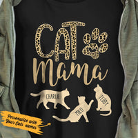 Personalized Cat Mom T Shirt JN131 67O36 thumb 1