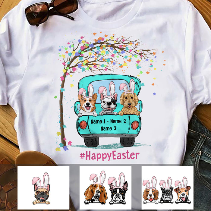 Personalized Dog Mom Easter Peeps T Shirt FB245 81O57 1