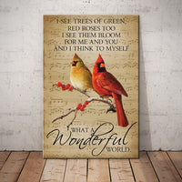 Cardinal Couple Canvas MY132 87O58 thumb 1