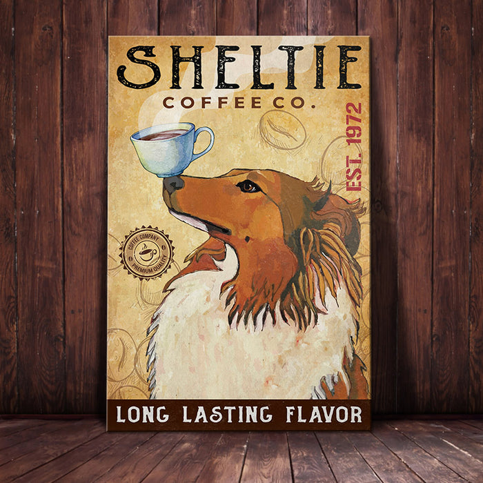 Shetland Sheepdog Coffee Company Canvas SAP0701 95O53 1