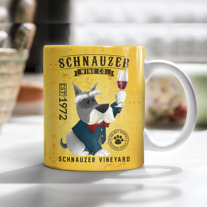 Schnauzer Dog Wine Company Mug FB0503 85O36 1