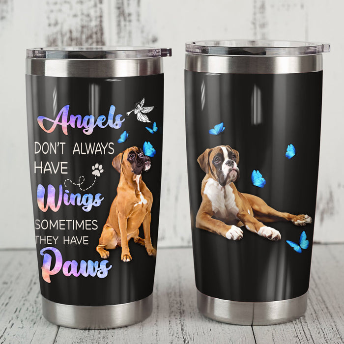 Boxer Dog Steel Tumbler MR1307 71O52 1
