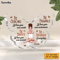 Personalized  Gift For Daughter Be Strong Plaque 22887 thumb 1