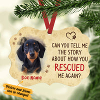 Personalized Dog Cat Rescue MDF Benelux Ornament NB112 81O34 thumb 1