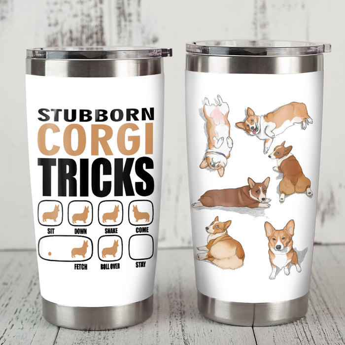 Corgi Dog Steel Tumbler MR1203 69O31 1