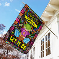 Hippie Let It Be Frog Flag JL91 65O36 thumb 1