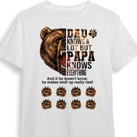 Personalized Dad Grandpa Bear T Shirt AP282 28O28 thumb 1