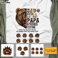 Personalized Dad Grandpa Bear T Shirt AP282 28O28 thumb 1