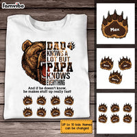 Personalized Dad Grandpa Bear T Shirt AP282 28O28 thumb 1