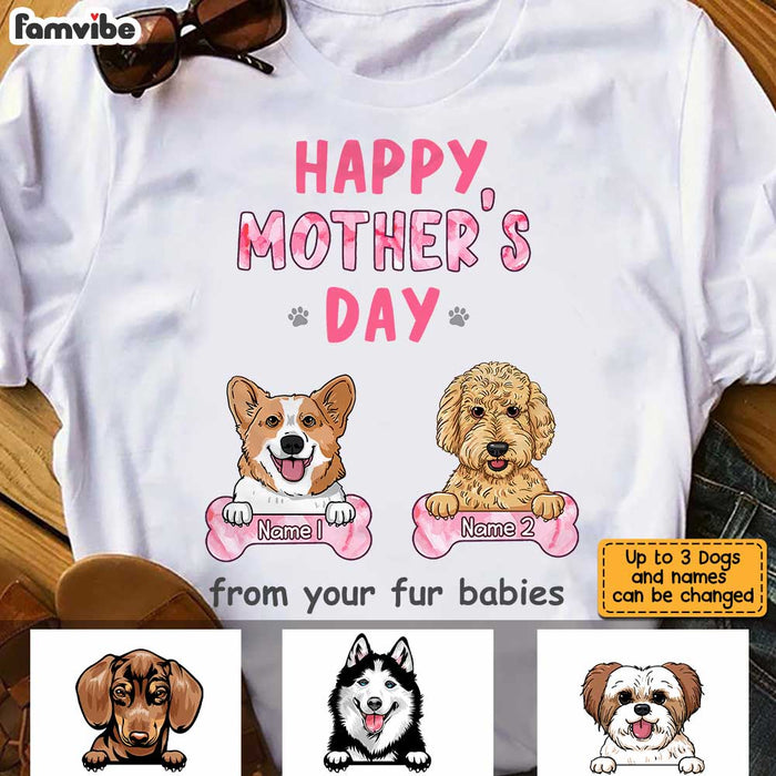 Personalized Dog Mom Mother's Day T Shirt MR222 85O34 1
