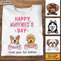 Personalized Dog Mom Mother's Day T Shirt MR222 85O34 thumb 1