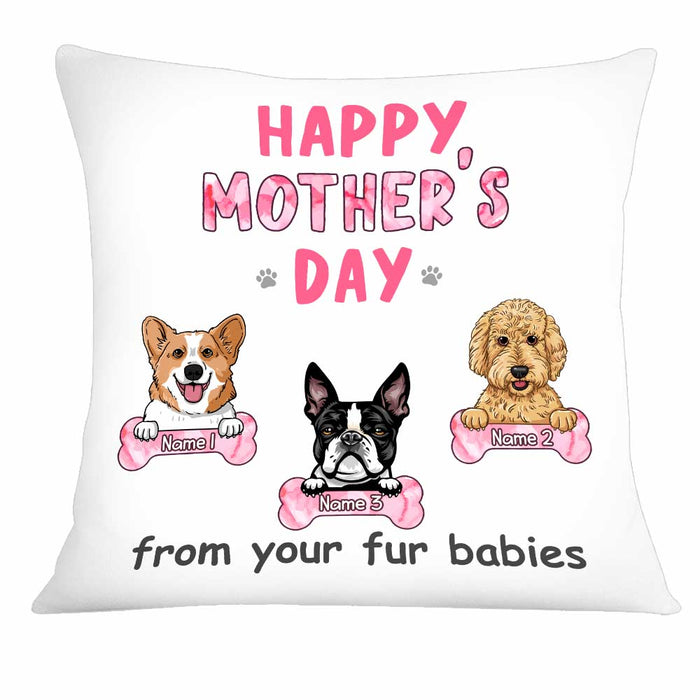 Personalized Dog Mom Mother's Day Pillow MR222 85O34 1