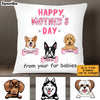 Personalized Dog Mom Mother's Day Pillow MR222 85O34 1