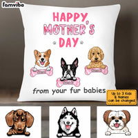 Personalized Dog Mom Mother's Day Pillow MR222 85O34 thumb 1