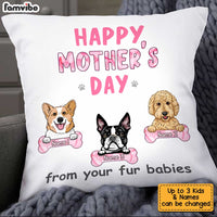 Personalized Dog Mom Mother's Day Pillow MR222 85O34 thumb 1