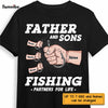 Personalized Dad Son Hand Fishing T Shirt AP272 85O47 1
