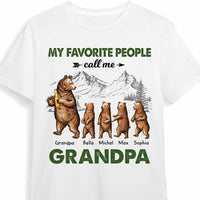 Personalized Grandpa Bear T Shirt AP271 31O47 thumb 1