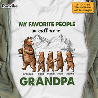 Personalized Grandpa Bear T Shirt AP271 31O47 thumb 1
