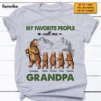 Personalized Grandpa Bear T Shirt AP271 31O47 thumb 1