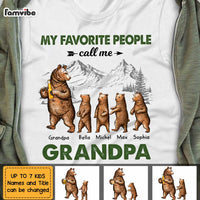Personalized Grandpa Bear T Shirt AP271 31O47 thumb 1