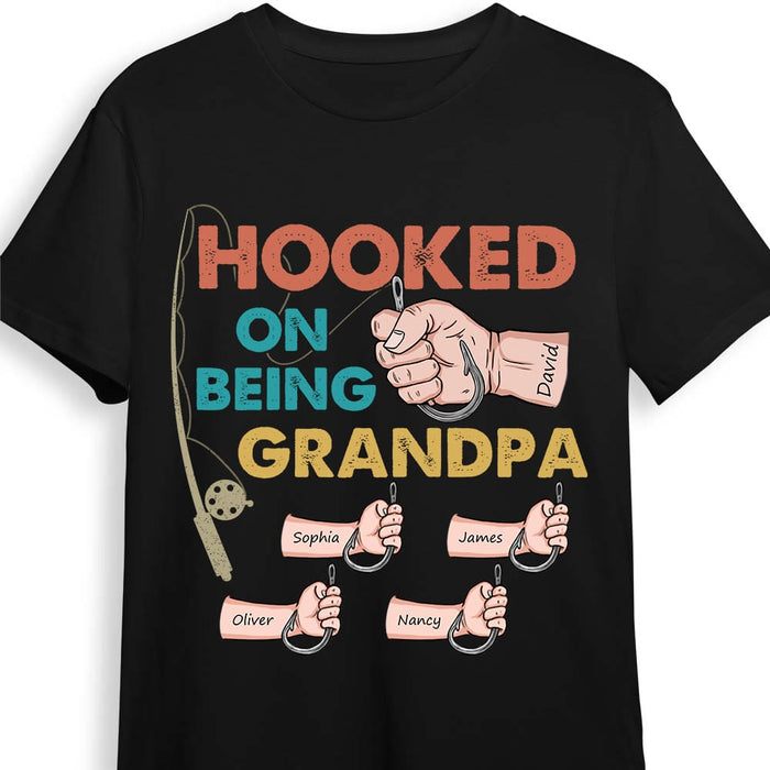 Personalized Dad Grandpa Fishing T Shirt AP273 28O53 1