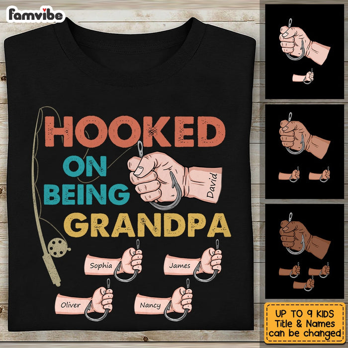 Personalized Dad Grandpa Fishing T Shirt AP273 28O53 1