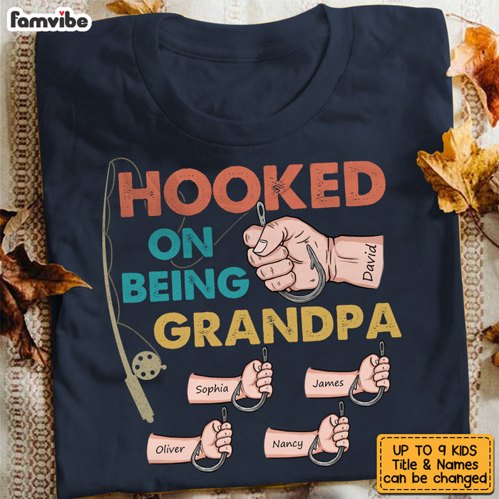 Personalized Dad Grandpa Fishing T Shirt AP273 28O53 1