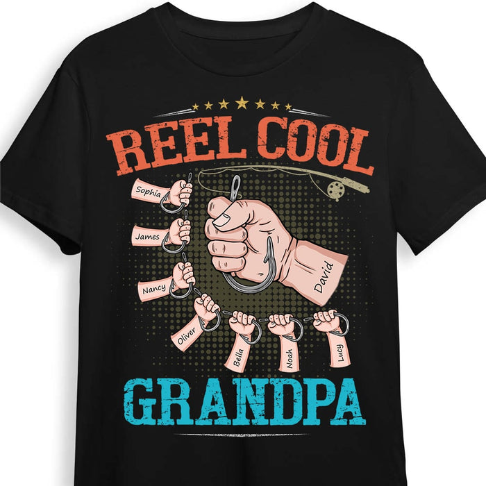Personalized Grandpa Dad Fishing T Shirt AP295 32O53 1