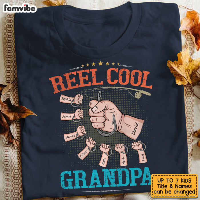 Personalized Grandpa Dad Fishing T Shirt AP295 32O53 1