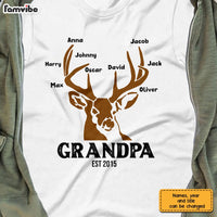 Personalized Dad Grandpa Hunting Deer T Shirt AP295 30O28 thumb 1