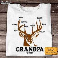 Personalized Dad Grandpa Hunting Deer T Shirt AP295 30O28 thumb 1