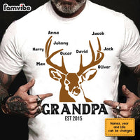 Personalized Dad Grandpa Hunting Deer T Shirt AP295 30O28 thumb 1