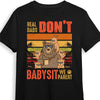 Personalized Dad Grandpa Bear T Shirt AP282 23O28 1