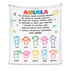 Personalized Grandma Spanish Abuela Drawing Blanket AP81 23O53 1