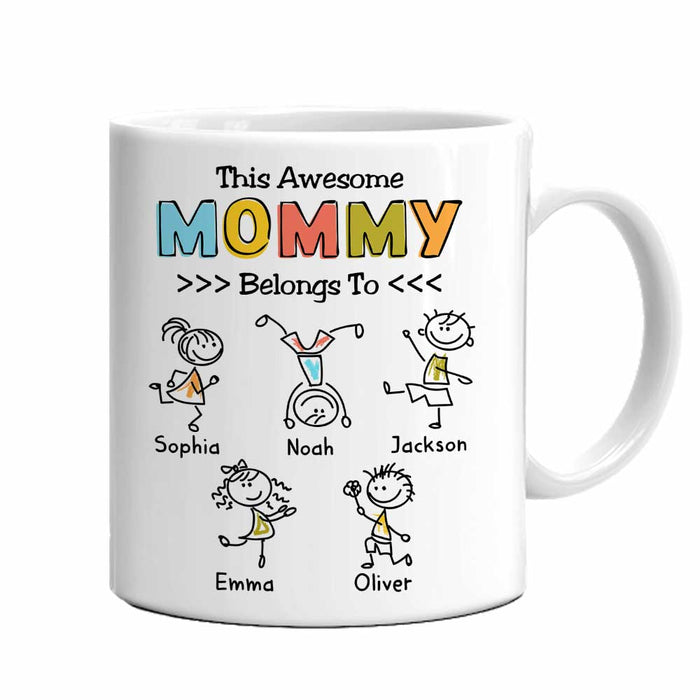 Personalized Mom Drawing Mug AP133 30O47 1