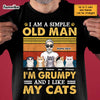 Personalized Dad Grandpa Cat T Shirt AP281 31O47 1