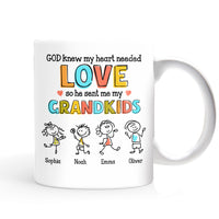 Personalized Grandkid Love Drawing Mug AP72 28O53 thumb 1