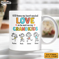 Personalized Grandkid Love Drawing Mug AP72 28O53 thumb 1