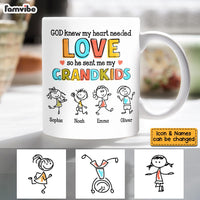 Personalized Grandkid Love Drawing Mug AP72 28O53 thumb 1