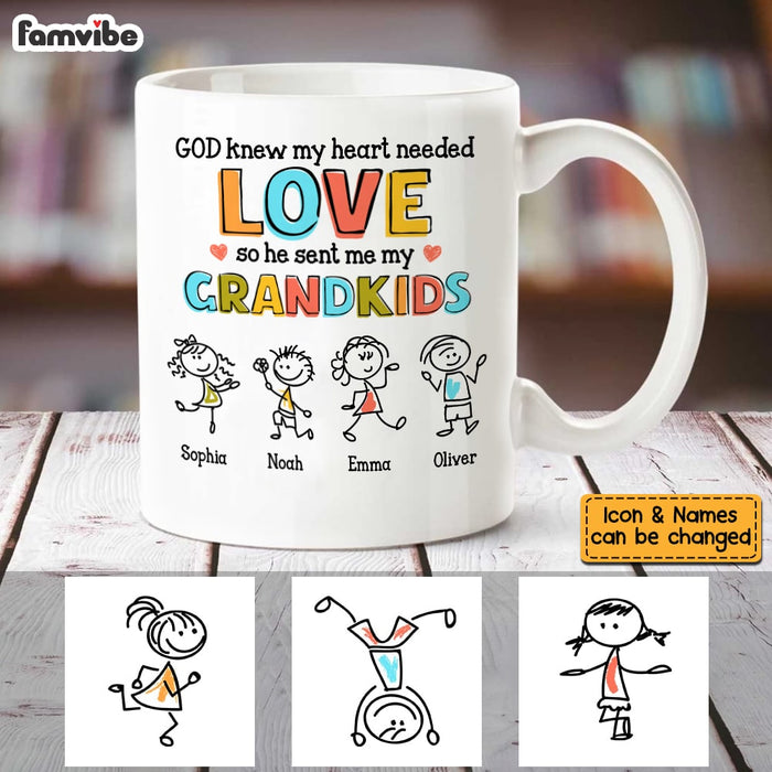 Personalized Grandkid Love Drawing Mug AP72 28O53 1