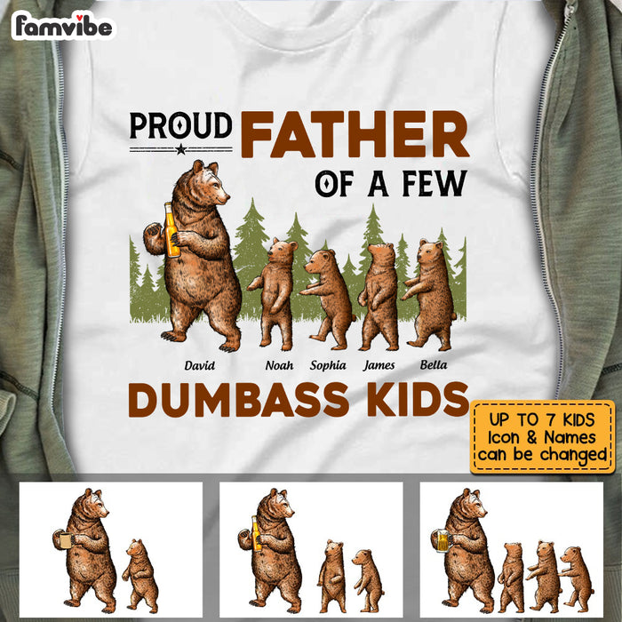 Personalized Dad Bear T Shirt AP283 28O53 1