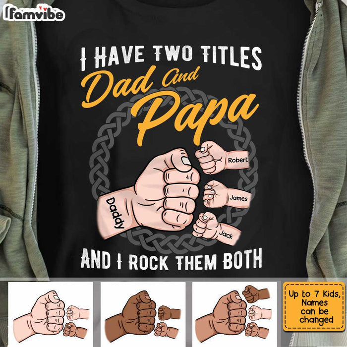 Personalized Grandpa T Shirt AP296 32O34 1