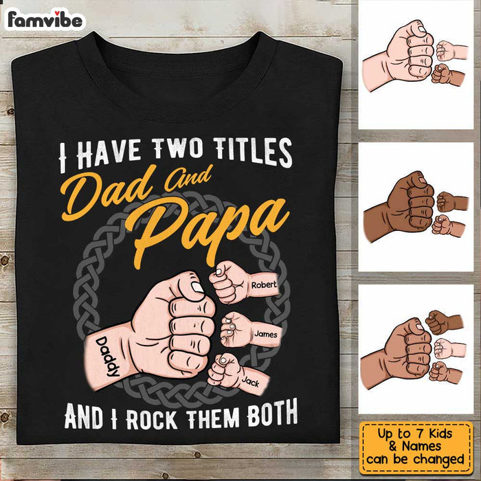 Personalized Grandpa T Shirt AP296 32O34 1